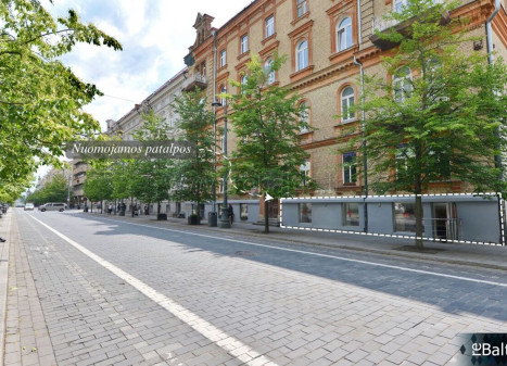 Nuomojamos paslaugų, prekybos patalpos Gedimino pr., Centras, Vilniaus m., Vilniaus m. sav., 125 m2 ploto