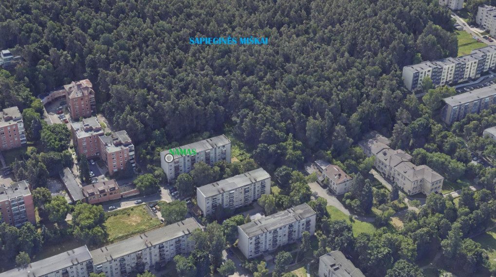 Parduodamas butas Tverečiaus g., Antakalnis, Vilniaus m., Vilniaus m. sav., 42.36 m² ploto 2 kambariai 1