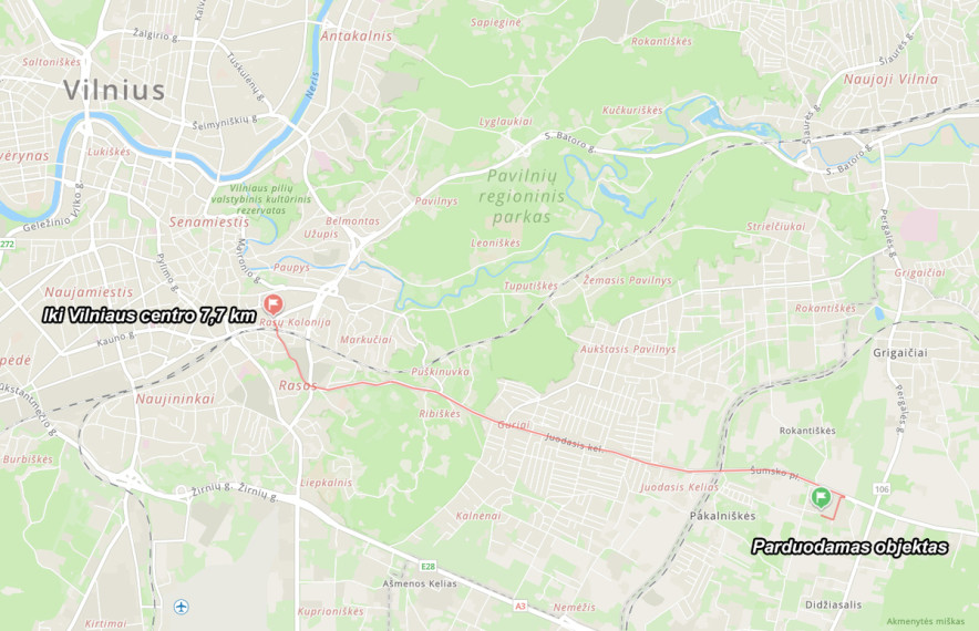 Parduodamas namas Šv. Antano g., Didžiasalio k., Vilniaus r. sav., 148.79 m2 ploto, 1 aukštai 25