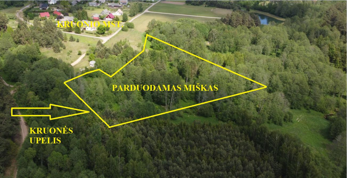 Parduodamas sklypas Kruonio mstl., Kaišiadorių r. sav., 122 a ploto 1