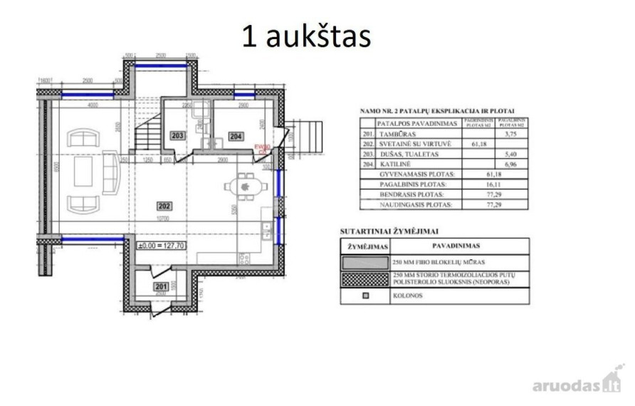 Parduodamas namas Rasos g., Žuvininkų k., Šiaulių r. sav., 160 m2 ploto, 2 aukštai 23