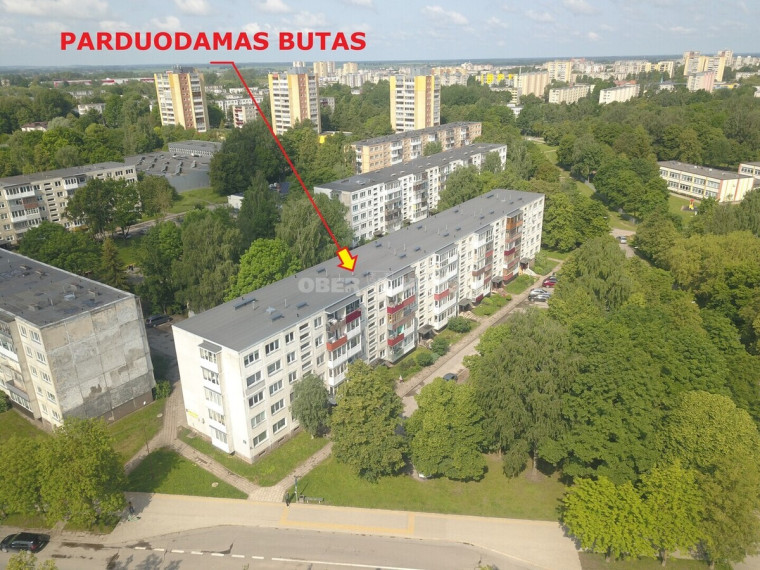 Parduodamas butas Lieporių g., Lieporiai, Šiaulių m., Šiaulių m. sav., 48.98 m2 ploto, 2 kambariai 1