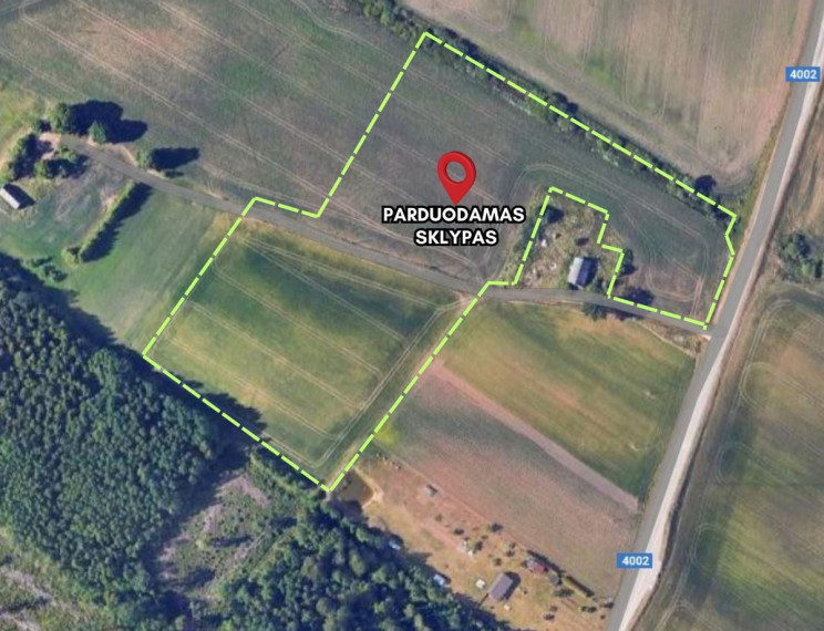 Parduodamas  sklypas Apušėlių k., Šiaulių r. sav., 281.76 a ploto 3
