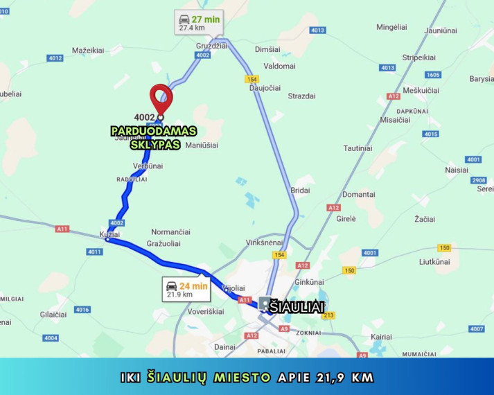 Parduodamas sklypas Apušėlių k., Šiaulių r. sav., 281.76 a ploto 6