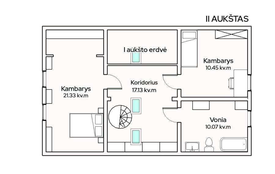 Parduodamas namas Birelių Sodų 2-oji g., Verkiai, Vilniaus m., Vilniaus m. sav., 129.44 m2 ploto, 1 aukštai 3