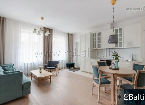 Nuomojamas butas Malūnų g., Užupis, Vilniaus m., Vilniaus m. sav., 63 m2 ploto, 3 kambariai