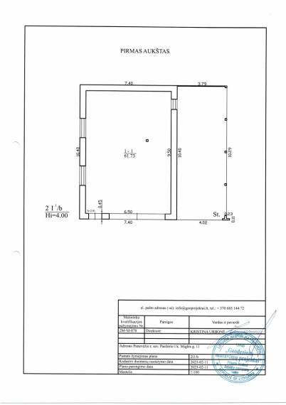 Parduodamas namas Miglės g., Paežerio I k., Panevėžio r. sav., 140.87 m² ploto 4 kambariai 13