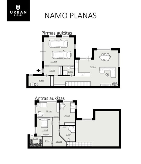 Parduodamas namas 202.82 kv.m ploto 6