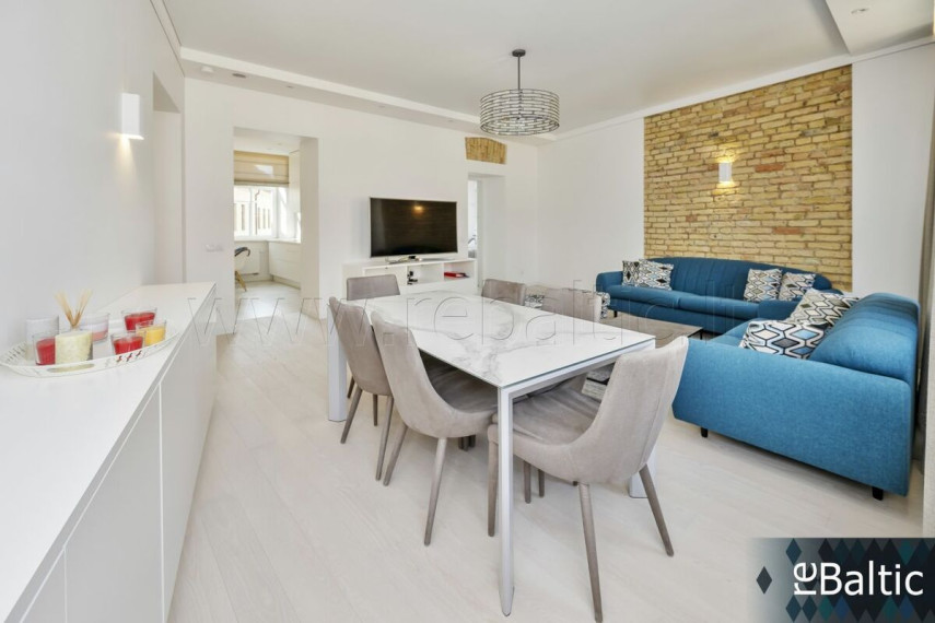 Nuomojamas butas Malūnų g., Užupis, Vilniaus m., Vilniaus m. sav., 82 m2 ploto, 3 kambariai 4