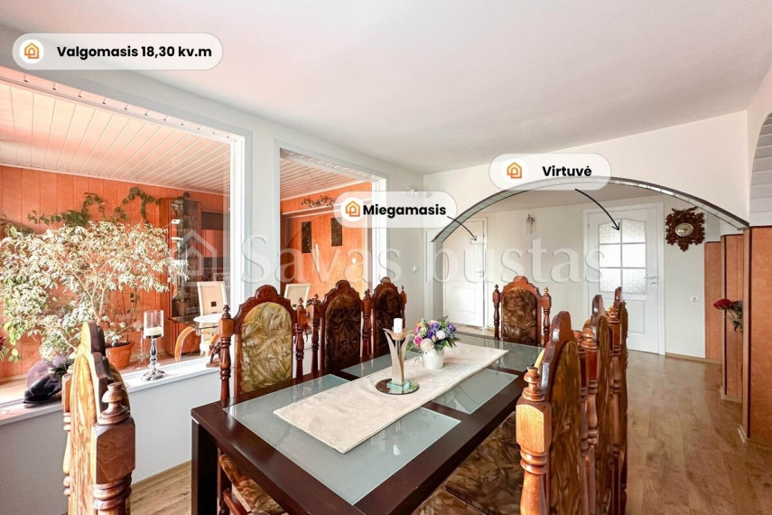 Parduodamas namas Rietavo sav., Rietavo m., Laukuvos, 236.76 m2 ploto, 1 aukštai 6