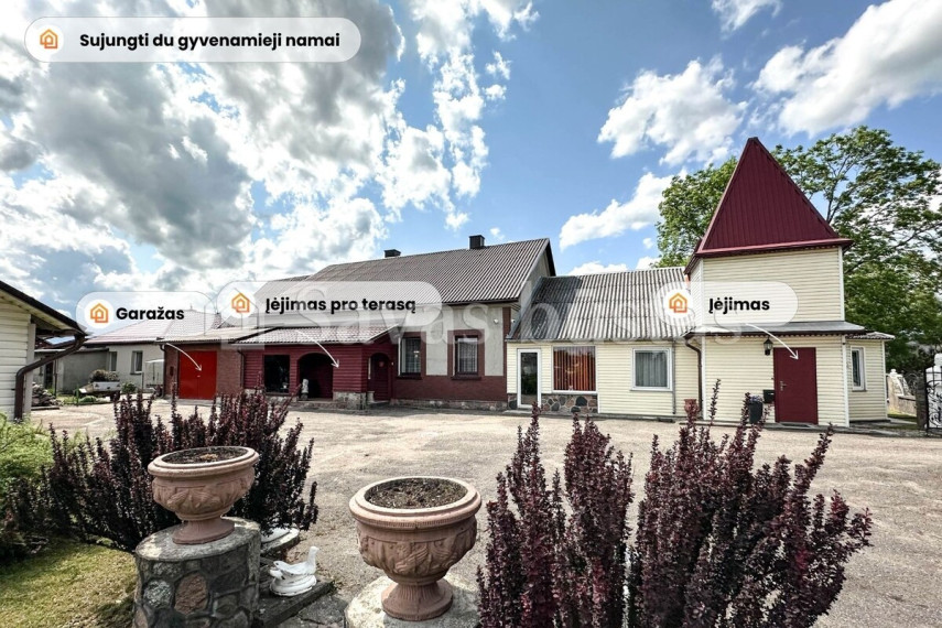 Parduodamas namas Rietavo sav., Rietavo m., Laukuvos, 236.76 m2 ploto, 1 aukštai 15