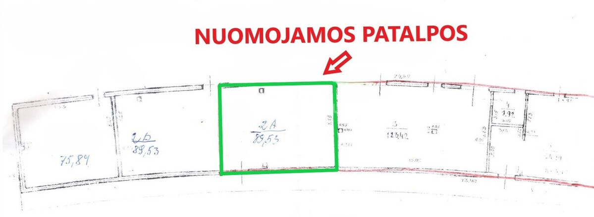 Nuomojamos gamybinės, sandėliavimo patalpos Dubijos g., Centras, Šiaulių m., Šiaulių m. sav., 89.53 m2 ploto 3