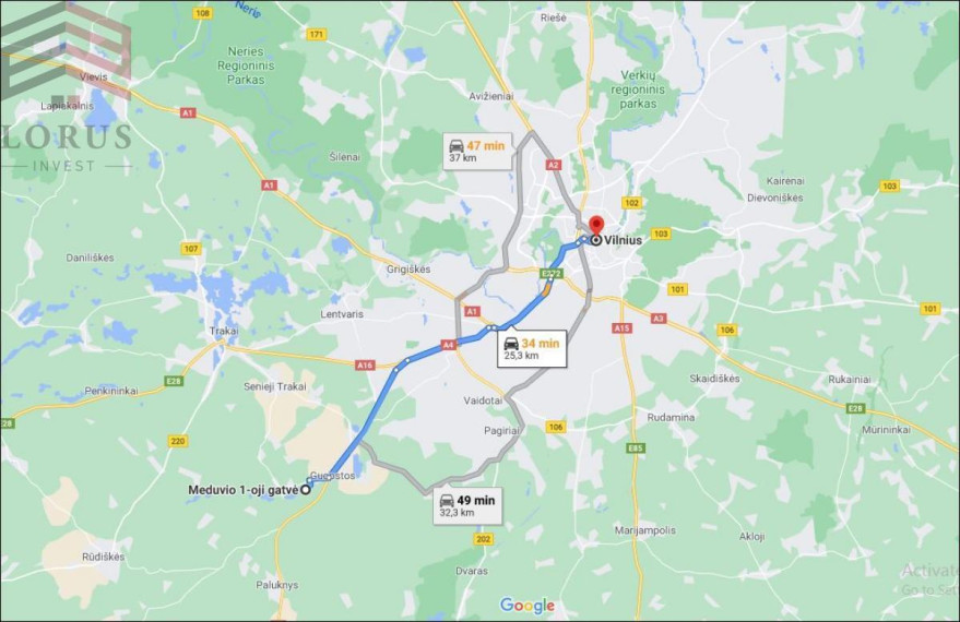 Nuomojamas butas Paberžės g., Šeškinė, Vilniaus m., Vilniaus m. sav., 67 m2 ploto, 3 kambariai 2