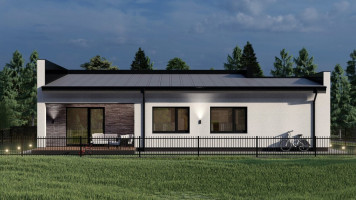 Parduodamas namas Šimtūnių g., Sudmantų k., Klaipėdos r. sav., 140 m2 ploto, 1 aukštai 5