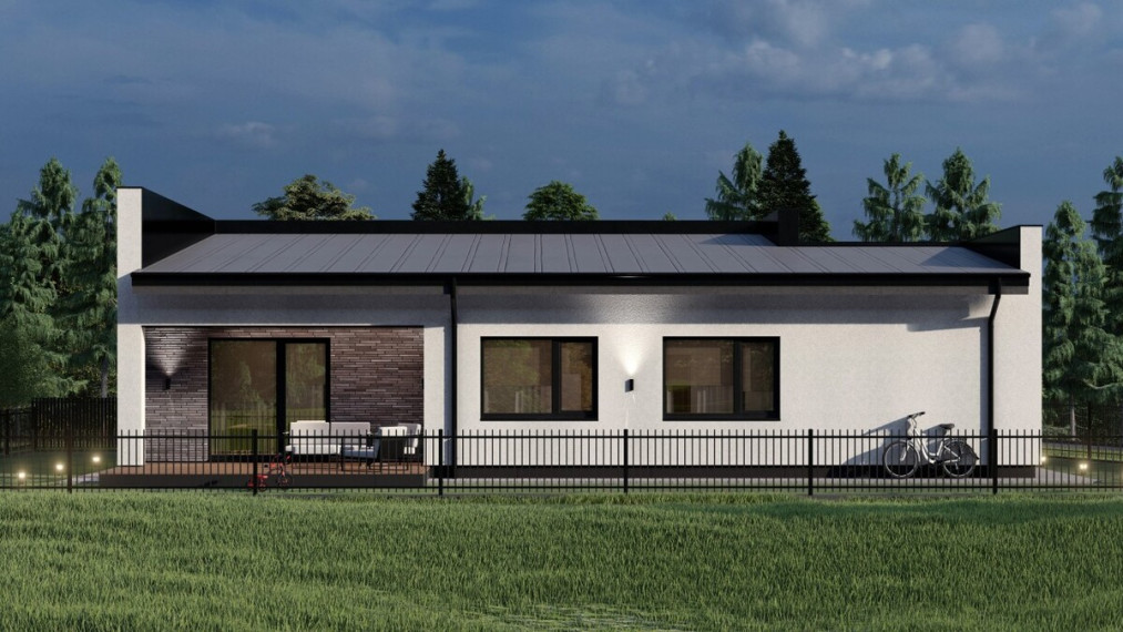 Parduodamas namas Šimtūnių g., Sudmantų k., Klaipėdos r. sav., 140 m2 ploto, 1 aukštai 5