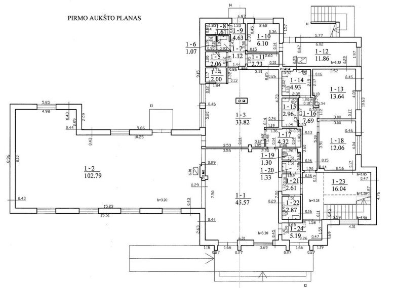 Parduodamos patalpos Plento g., Kuzavinių k., Šiaulių r. sav., 579.51 m² ploto 17