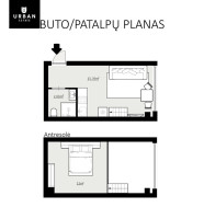 Parduodamas butas Liepsnos g., Žemuosiuose Paneriuose, Vilniuje, 30 kv.m ploto, 2 kambariai 20