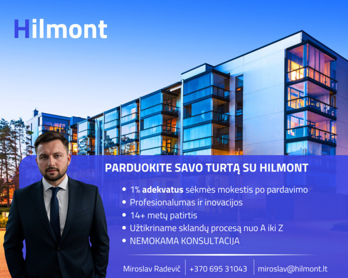 Nuomojamos patalpos M. Katkaus g., Žirmūnuose, Vilniuje, 68.4 kv.m ploto 4