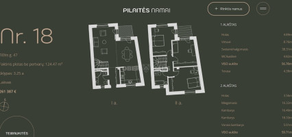 Parduodamas namas Tilžės g., Pilaitė, Vilniaus m., Vilniaus m. sav., 124.47 m2 ploto, 2 aukštai 7