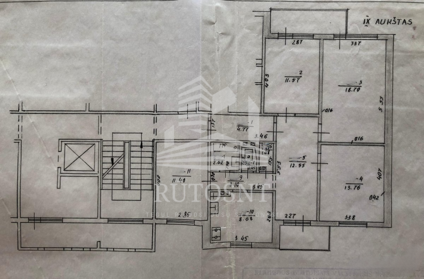 Parduodamas butas Jūrininkų pr., Bandužiai, Klaipėdos m., Klaipėdos m. sav., 89.18 m² ploto 4 kambariai 1