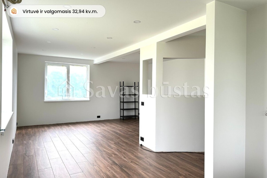 Parduodamas namas Skuodo r. sav., Mažųjų Rūšupių k., Sodo takas, 64.48 m2 ploto,  aukštai 16