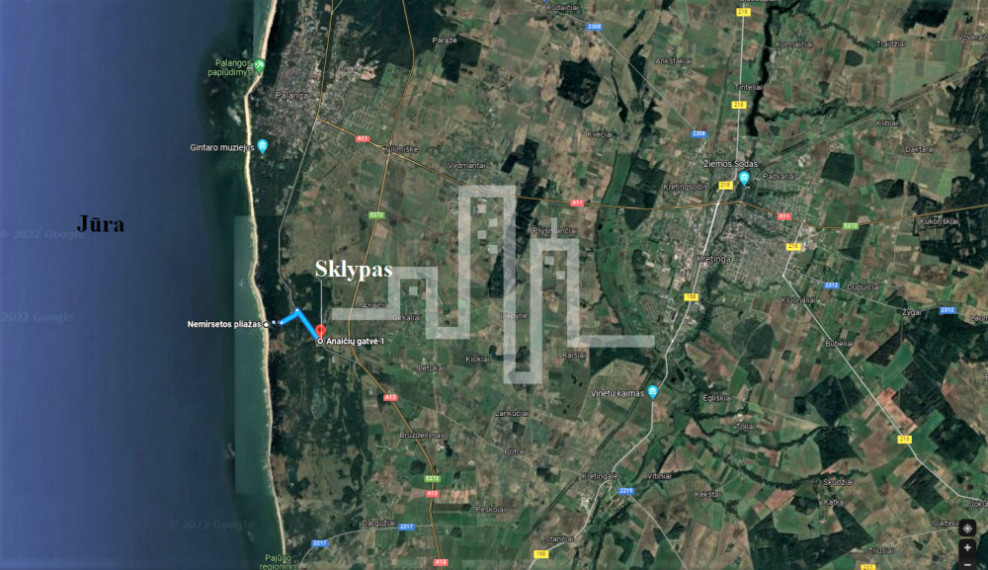 Parduodamas sklypas Anaičių g., Palangoje, 9 a ploto 2