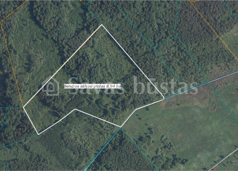 Parduodamas  sklypas Želmeniškės k., Ignalinos r. sav., 1081 a ploto