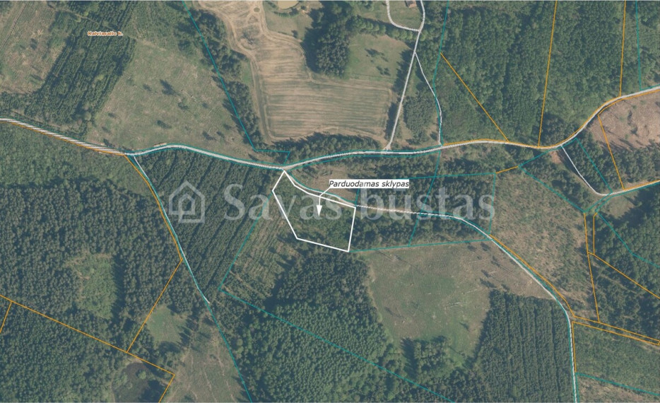 Parduodamas  sklypas Želmeniškės k., Ignalinos r. sav., 1081 a ploto 9