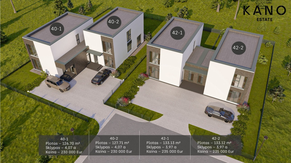 Parduodamas namas Grendavės g., Aukštieji Paneriai, Vilniaus m., Vilniaus m. sav., 127.7 m2 ploto, 2 aukštai 3