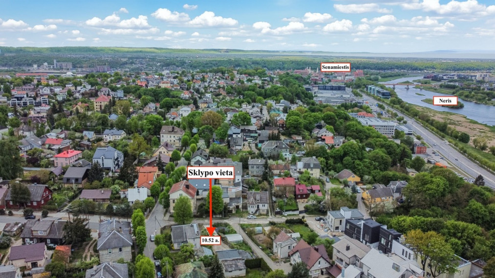 Parduodamas  sklypas Kapsų g., Žaliakalnis, Kauno m., Kauno m. sav., 10.52 a ploto 1