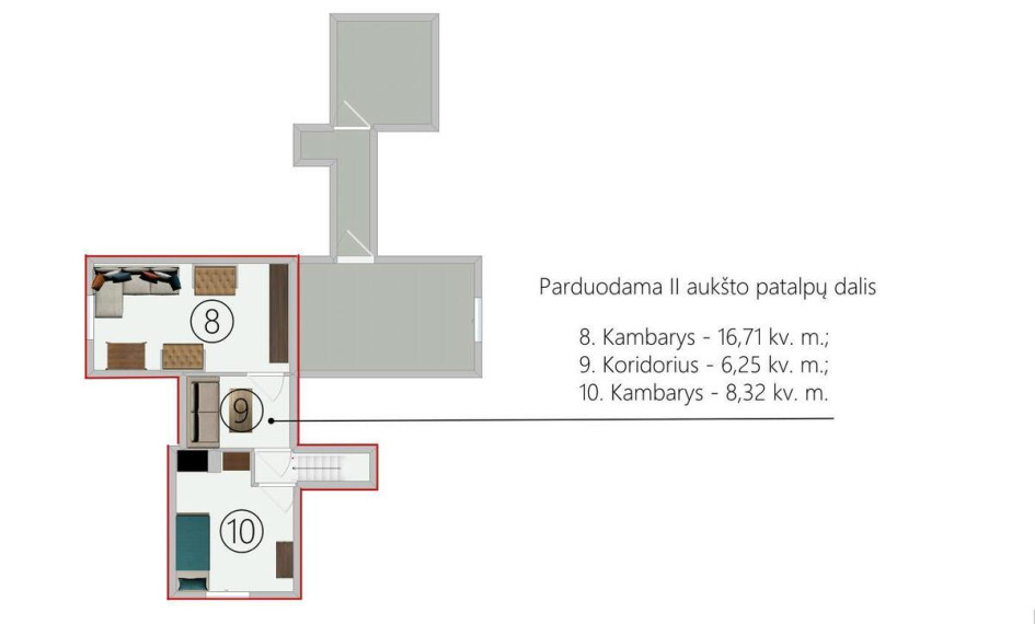 Parduodamas namas A. Ryliškio g., Senosios Varėnos k., Varėnos r. sav., 87.88 m2 ploto, 2 aukštai 14
