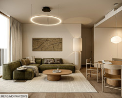 Parduodamas butas Konstitucijos pr., Šnipiškės, Vilniaus m., Vilniaus m. sav., 70.6 m2 ploto, 2 kambariai 1