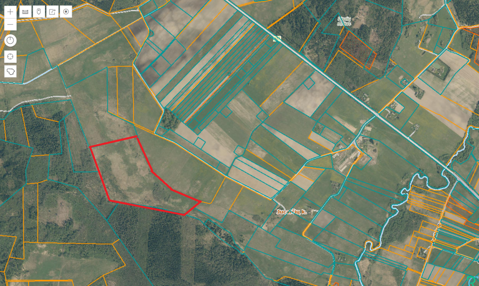 Parduodamas sklypas Pjaulių k., Rietavo sav., 1908.00 a ploto 1