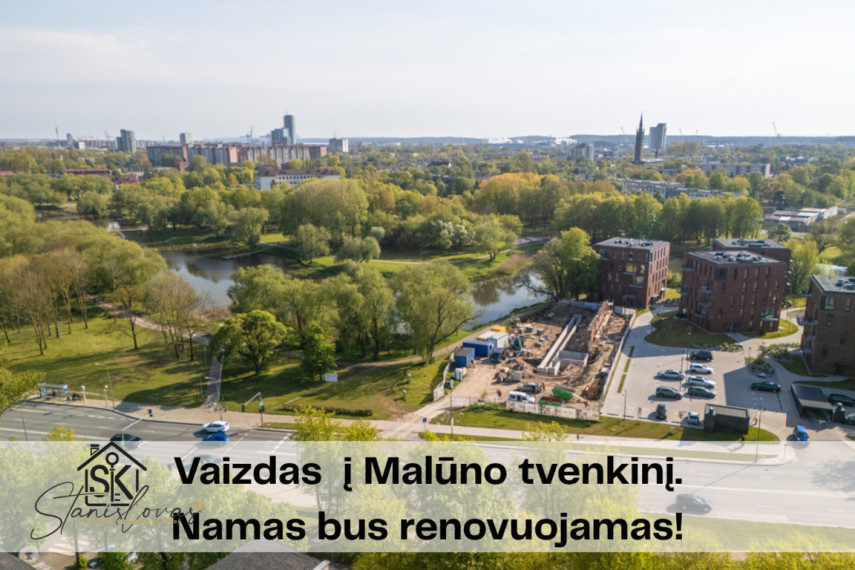 PARDUODAMAS 2 KAMBARIŲ BUTAS KLAIPĖDOJE, MOKYKLOS G. 13 3