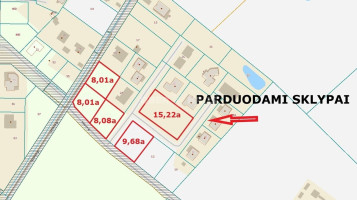 Parduodamas namų valdos paskirties sklypas Tyravos g., Verduliukų k., Šiaulių r. sav., 8.01 a ploto 8
