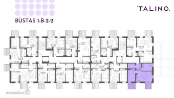 Parduodamas butas Kopenhagos g., Justiniškės, Vilniaus m., Vilniaus m. sav., 52.57 m² ploto 3 kambariai 6