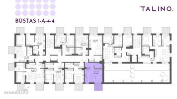 Parduodamas butas Kopenhagos g., Justiniškės, Vilniaus m., Vilniaus m. sav., 35.03 m² ploto 2 kambariai 7