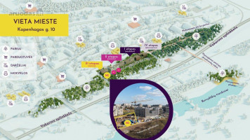 Parduodamas butas Kopenhagos g., Justiniškės, Vilniaus m., Vilniaus m. sav., 59.56 m² ploto 3 kambariai 19