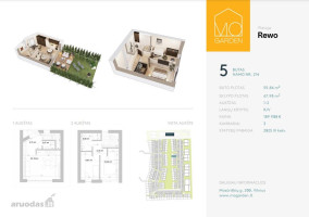 Parduodamas butas Mozūriškių g., Justiniškės, Vilniaus m., Vilniaus m. sav., 59.84 m² ploto 3 kambariai 5