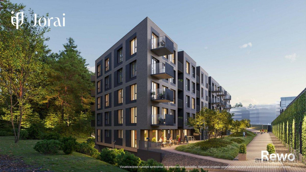 Parduodamas butas Mokslininkų g., Visoriai, Vilniaus m., Vilniaus m. sav., 48.26 m² ploto 2 kambariai 1
