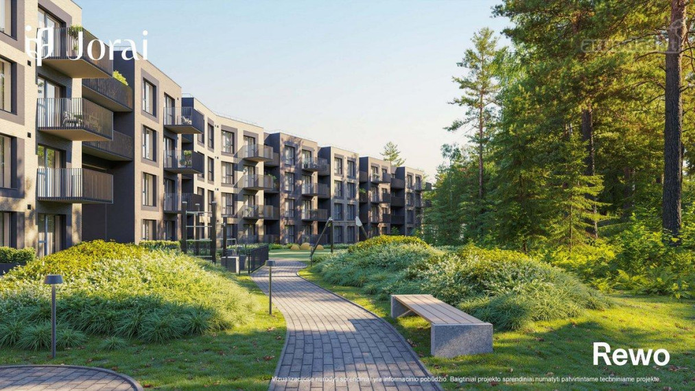 Parduodamas butas Mokslininkų g., Visoriai, Vilniaus m., Vilniaus m. sav., 48.26 m² ploto 2 kambariai 2