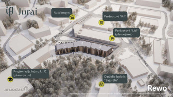 Parduodamas butas Mokslininkų g., Visoriai, Vilniaus m., Vilniaus m. sav., 48.26 m² ploto 2 kambariai 8