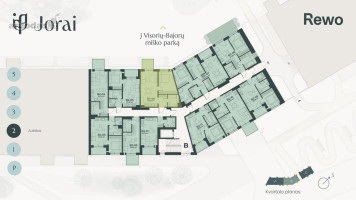 Parduodamas butas Mokslininkų g., Visoriai, Vilniaus m., Vilniaus m. sav., 49.39 m² ploto 2 kambariai 7