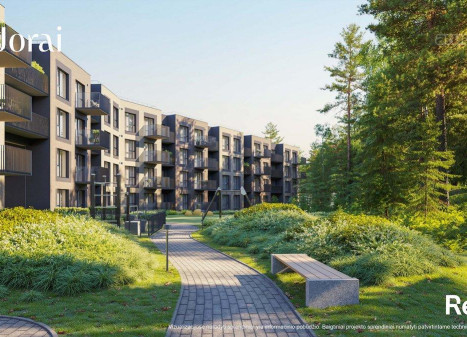 Parduodamas butas Mokslininkų g., Visoriai, Vilniaus m., Vilniaus m. sav., 36.32 m² ploto 2 kambariai