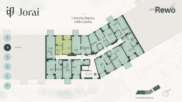 Parduodamas butas Mokslininkų g., Visoriai, Vilniaus m., Vilniaus m. sav., 36.32 m² ploto 2 kambariai 7