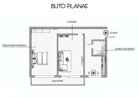 Parduodamas butas Žirmūnų g., Žirmūnai, Vilniaus m., Vilniaus m. sav., 47.67 m2 ploto, 2 kambariai 10