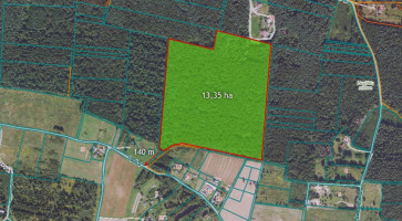 Parduodamas  sklypas Liepiškių k., Vilniaus r. sav., 1335 a ploto 1