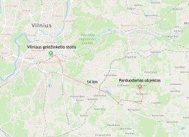 Parduodamas  sklypas Liepiškių k., Vilniaus r. sav., 1335 a ploto 9