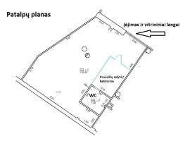 Nuomojamos administracinės patalpos Fabijoniškių g., Fabijoniškės, Vilniaus m., Vilniaus m. sav., 117.93 m2 ploto 20