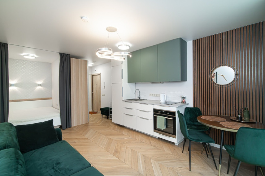 Nuomojamas butas Kernavės g., Šnipiškės, Vilniaus m., Vilniaus m. sav., 30 m2 ploto, 1 kambariai 5